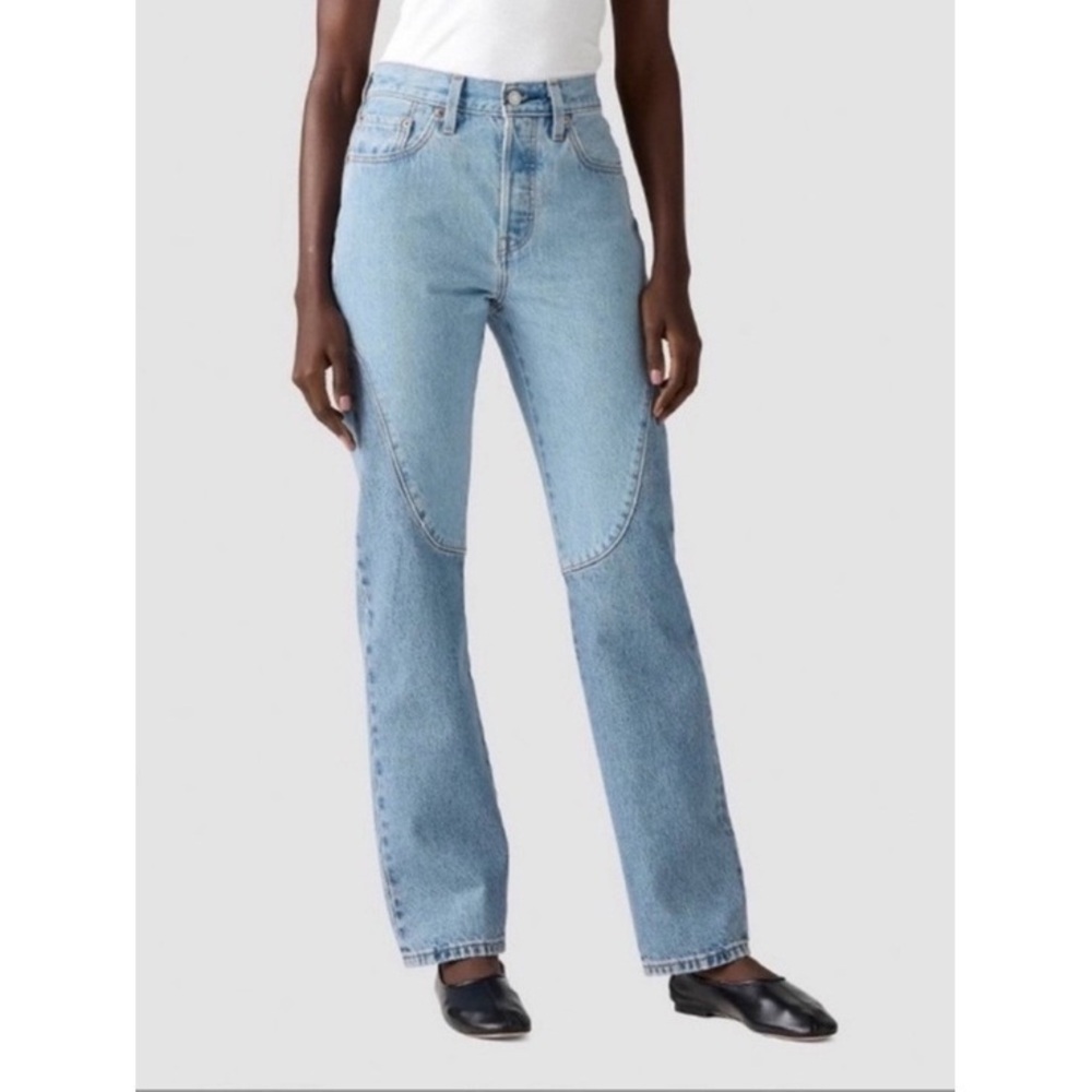 NWT Levi's 501 Straight Leg Jeans County Fair Classic Denim 28